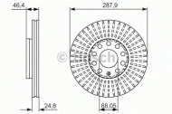 Тормозной диск BOSCH 0 986 479 877