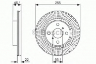 Тормозной диск BOSCH 0 986 479 987