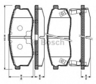 Комплект тормозных колодок BOSCH 0 986 TB2 806