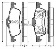 Комплект тормозных колодок BOSCH 0 986 TB2 838