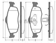 Комплект тормозных колодок BOSCH 0 986 TB2 240
