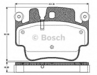 Комплект тормозных колодок BOSCH 0 986 TB2 854