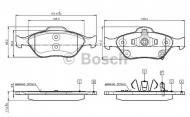 Комплект тормозных колодок BOSCH 0 986 TB3 016