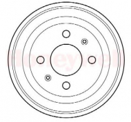 Тормозный барабан BENDIX 329002B