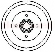 Тормозный барабан BENDIX 329126B