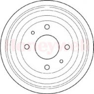 Тормозный барабан BENDIX 329175B