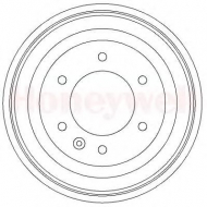 Тормозный барабан BENDIX 329300B