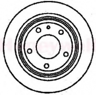 Тормозной диск BENDIX 561263B
