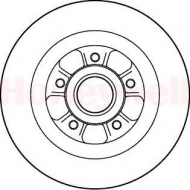 Тормозной диск BENDIX 562184B