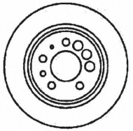 Тормозной диск BENDIX 561304B