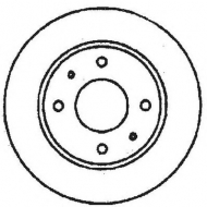 Тормозной диск BENDIX 561563B