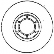 Тормозной диск BENDIX 561618B