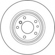 Тормозной диск BENDIX 562092B