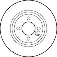 Тормозной диск BENDIX 562139B