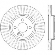 Тормозной диск BENDIX 562444B