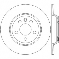 Тормозной диск BENDIX 562448B