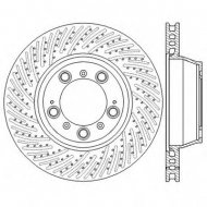 Тормозной диск BENDIX 562590BC