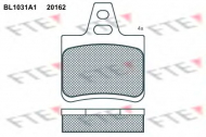 Комплект тормозных колодок FTE BL1031A1