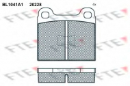 Комплект тормозных колодок FTE BL1041A1