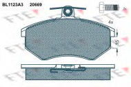Комплект тормозных колодок FTE BL1123A3