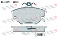 Комплект тормозных колодок FTE BL1151A4