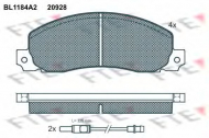 Комплект тормозных колодок FTE BL1184A2