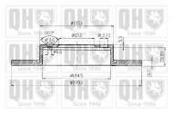 Тормозной диск QUINTON HAZELL BDC1010