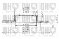 Тормозной диск QUINTON HAZELL BDC3167
