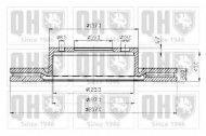 Тормозной диск QUINTON HAZELL BDC3441