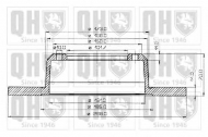 Тормозной диск QUINTON HAZELL BDC3473