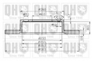 Тормозной диск QUINTON HAZELL BDC3481