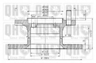Тормозной диск QUINTON HAZELL BDC3513