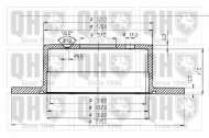 Тормозной диск QUINTON HAZELL BDC3776