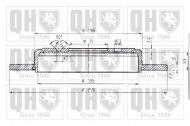 Тормозной диск QUINTON HAZELL BDC3777