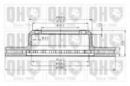 Тормозной диск QUINTON HAZELL BDC3797