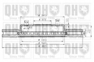 Тормозной диск QUINTON HAZELL BDC4540