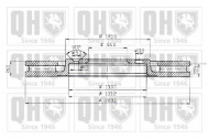 Тормозной диск QUINTON HAZELL BDC4662