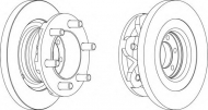 Тормозной диск FERODO FCR139A