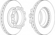 Тормозной диск FERODO FCR170A