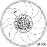 Вентилятор HELLA 8EW 351 034-291