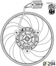 Вентилятор HELLA 8EW 351 039-691