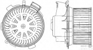 вентилятор HELLA 8EW 351 041-521