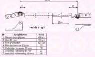Газовая пружина KLOKKERHOLM 68137122