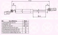 Газовая пружина KLOKKERHOLM 16297102