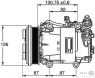 Компрессор HELLA 8FK 351 113-451
