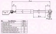 Газовая пружина KLOKKERHOLM 34867102