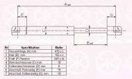 Газовая пружина KLOKKERHOLM 60327100