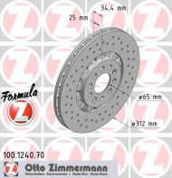 Тормозной диск ZIMMERMANN 100.1240.70