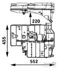 Резервуар HELLA 8MA 376 705-191