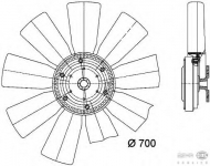 Вентилятор HELLA 8MV 376 727-191